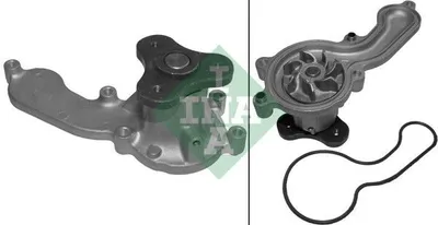 Produktbild von INA Kühlmittelpumpe Wasserpumpe für HONDA CIVIC VIII Hatchback (FN, FK) 538 0618 10