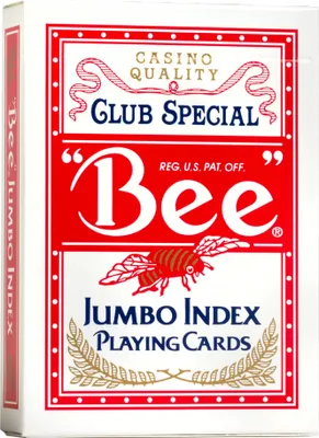 Obrázek produktu pro Kolo - Bee Jumbo Pokerové karty červené/modré