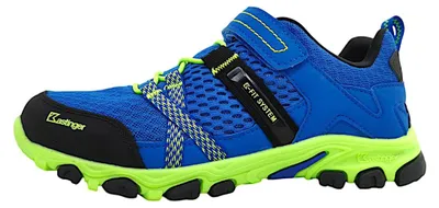 Image de Kastinger - Chaussures pour enfants, modèles pour garçons, chaussures basses, fermeture velcro, couleur bleue, style décontracté