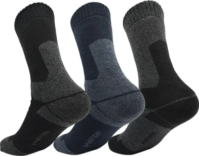 Produktbild von 12 Paar Herren Thermo Winter Socken Vollfrottee Warm Baumwolle; 3er Mix1/43-46