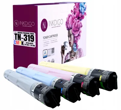 Produktbild von Inkdigo Tonerset TN319 für Minolta Bizhub C360 – CMYK,