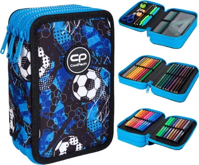 Zdjęcie produktu dla Piórnik Potrójny Jumper 3 - Funkcjonalność i Styl w Jednym! Idealny do szkoły i biura, zapewnia porządek i atrakcyjny wygląd. Zainwestuj w swoją kreatywność!
