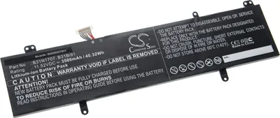 Produktbild von vhbw Akku kompatibel mit Asus VivoBook X411UQ, X411UF, S4200U, X411UA, S4200UF Notebook (3500 mAh, 11,52 V, Li-Ion)