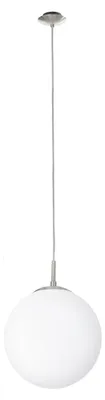 Image de EGLO RONDO, flexible, nickel, blanc, acier, verre, IP20