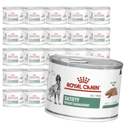 Zdjęcie produktu dla Royal Canin Veterinary VHN Dog Satiety S/O Loaf 24x195g Mokra Karma Pasztet Dla Psów z Nadwagą