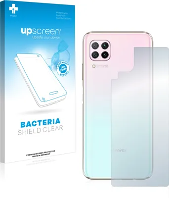 Produktbild von upscreen Schutzfolie für Huawei P40 lite (Rückseite) Antibakterielle Folie Klar Anti-Kratzer