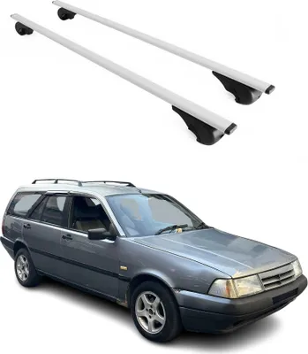 Productafbeelding van Dakdragers, dwarsbalken voor Fiat Tempra, bouwjaar 1990-1996, van metaal, zilverkleurig