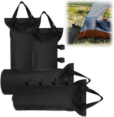 Productafbeelding van Set van 4 Zandzakken voor Paviljoen, Waterdicht 600D Oxford, 50 x 15 cm, voor Buiten