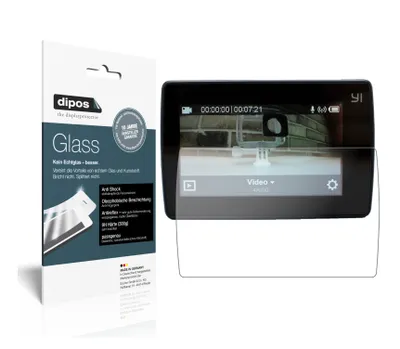 Produktbild von 1x Schutzfolie für YI 4K Plus matt - Anti-Shock 9H Folie dipos Glass Kunststoffglas