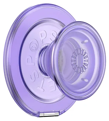 Zdjęcie produktu dla PopSockets, uchwyt PopGrip Kick-Out Premium samoprzylepny z funkcją podstawki, fioletowy