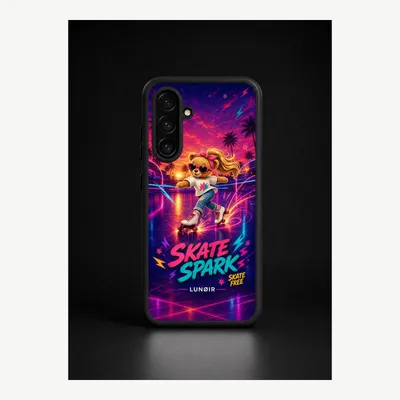 Productafbeelding van Samsung A26 hoesje, telefoonhoesje, beschermhoesje, case met skateboardmotief – LUNØIR ©