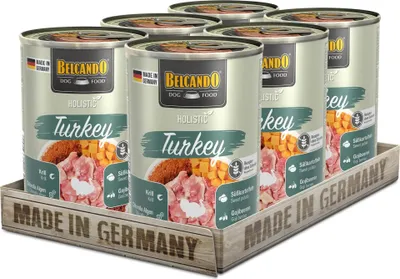 Produktbild von Belcando Holistic Turkey – Nassfutter Hund mit Truthahn & Superfoods