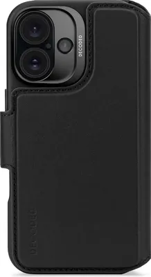 Immagine prodotto di Decoded Custodia in pelle staccabile per cellulare 15,5 cm (6,1") Custodia a portafoglio Nero