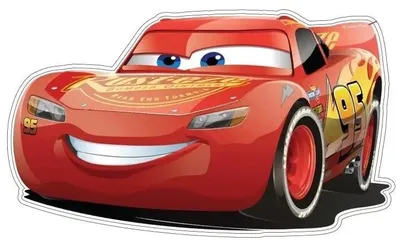 Image de Décoration murale Cars - Cars Lightning Mcqueen - Large