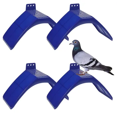 Immagine prodotto di Set di 4 supporti in plastica per piccioni per uccelli e piccioni