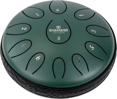 Obrázek produktu pro Shamann 6" 11 Notes D5-Major Green Tongue Drum