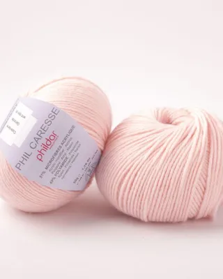 Imagen del producto de Hilo Garn Phildar Caresse, color rosa
