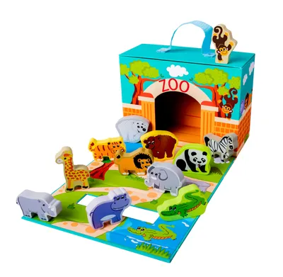 Obrázek produktu pro Bino Cestovní kufřík se zvířátky zoo