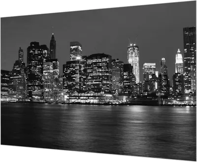 Produktbild von Wandtapete - Dekorative Tapete für Wohnzimmer - Tapetenfolie für Wanddekoration - 208x146 cm - Nachtmetropole