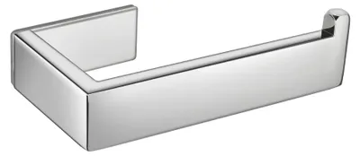 Image de Porte-papier hygiénique sans perçage, porte-papier hygiénique en acier inoxydable 304, porte-papier hygiénique autocollant, porte-papier hygiénique de salle de bains (argent chromé)