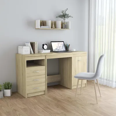 Obrázek produktu pro Psací stůl 140 x 50 x 76 cm kompozitní dřevo dub sonoma