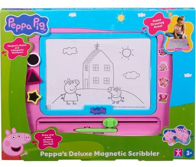 Image de Ardoise Magique Magnétique Peppa Pig, Tableau Effaçable, Avec Stylo