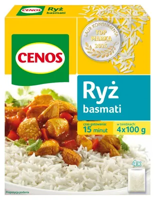 Produktbild von Cenos Basmati-Reis 400 g, 4 Beutel