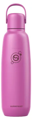 Productafbeelding van SodaStream Fizz&Go geïsoleerde drinkfles 0,9 liter, roestvrij staal, guavekleur