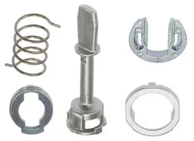 Immagine prodotto di Kit di riparazione serratura portiera auto Techstar, compatibile con VW Passat B5, Lupo, Bora, Golf 4, Audi A3, A4, A6, 1996–2005, 5 pezzi in metallo, 3B0837167