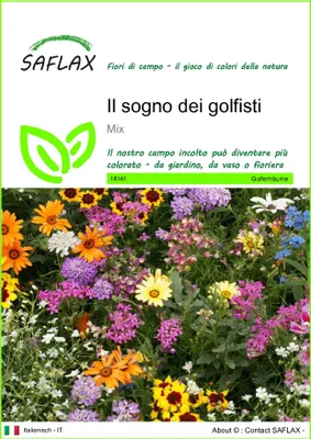 Immagine prodotto di SAFLAX - Il sogno dei golfisti - 1000 semi - Mix