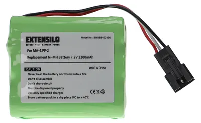 Produktbild von EXTENSILO Akku kompatibel mit Teac R-5, R-1, R-2 digital Radio (2200 mAh, 7,2 V, NiMH)