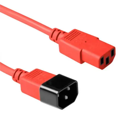 Immagine prodotto di ACT AK5423 Cavo di alimentazione rosso 0,3 m Accoppiatore C13 Accoppiatore C14 (AK5423)