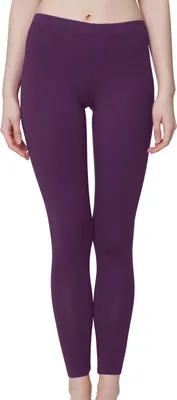 Produktbild von Leggings für Damen – Celodoro – Stretch-Jersey aus Baumwolle – Violett