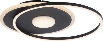 Produktbild von LED Deckenleuchte, schwarz, dimmbar, H 6,8 cm