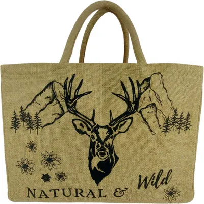 Produktbild von Domelo Einkaufskorb, Jute Tasche, Shopper Korbtasche, vegan Shopping Bag, Einkaufstasche, Handtasche