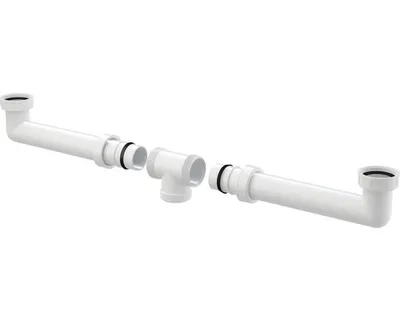 Obrázek produktu pro Trubky k dvoudřezu + kříž Alcadrain