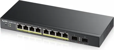 Obrázek produktu pro ZyXEL Switch GS1900-8HP 8x Gigabit PoE Ports smart managed lüfterlos L2 - Switch - 1 Gbps