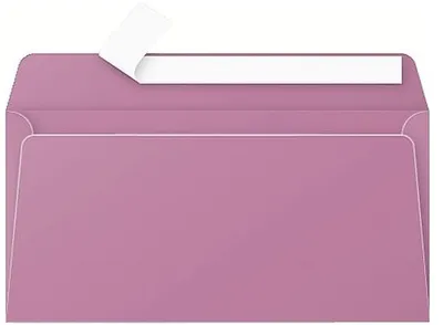 Produktbild von Briefumschlag DL Pollen 120g VE=10x20 Stück Haftklebung hortensienrosa