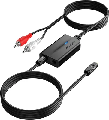 Productafbeelding van DAC Converter, SPDIF naar RCA, digitaal naar analoog, optisch Toslink, voor thuisbioscoop