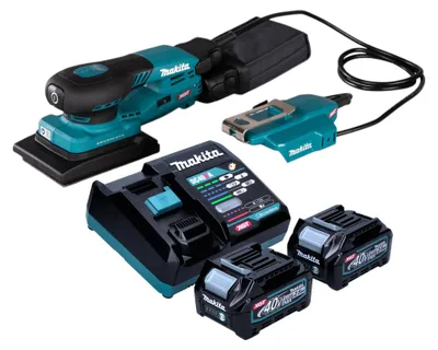 Zdjęcie produktu dla Makita BO 005 CGD201 Akumulatorowa szlifierka oscylacyjna 40 V maks. 80 x 130 mm skok 3,0 mm Bezszczotkowa + 2x akumulator 2,5 Ah + ładowarka