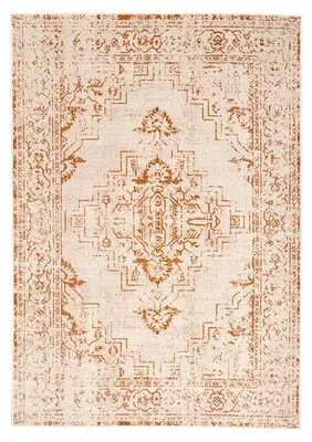 Image de Volero - Tapis Vintage - Printemps Ethnique Crème/Terra | Élégant - 120x170cm