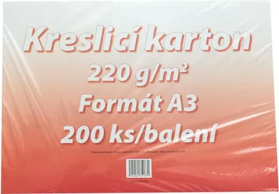 Obrázek produktu pro Vikpap - kreslící karton A3, 220 g/m2, 200 listů