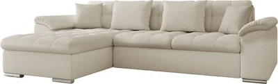 Produktbild von MIRJAN24 Ecksofa Diana Premium, Polsterecke mit Bettkasten und Schlaffunktion (Farbe: Baloo 2074, Seite: Links)