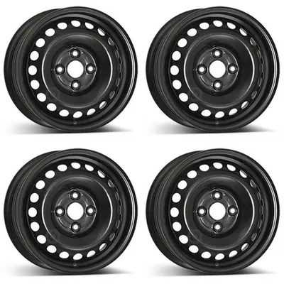 Productafbeelding van 4 stalen velgen, 5.5Jx14 inch, ET45, 4x100 boutgaten, geschikt voor KIA Picanto. Set van 4