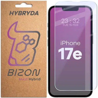 Produktbild von Flexibles Hybridglas für iPhone 17e, Bizon Hybrid Mule