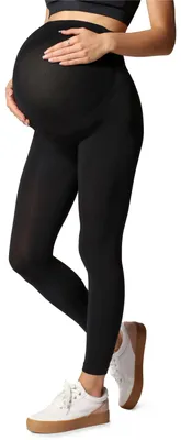 Produktbild von Be Mammy Umstandsleggings BE-1123 (Schwarz, S-M) .