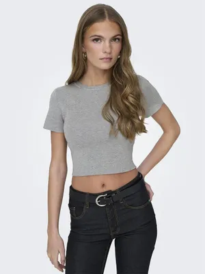 Produktbild von Jdy Cirkeline Kurzarm-t-shirt Grau M Frau Grau M