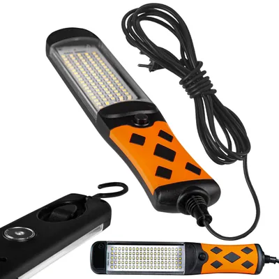 Produktbild von MasterLED Werkstattleuchte 15W SMD LED 1200lm 6500K Kaltweiß IP20 5m Kabel Schwarz
