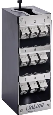 Imagen del producto de InLine 76203P, Conector recto, , Plateado, Hembra, Hembra, Cat6, Metal
