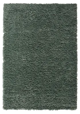 Obrázek produktu pro MY-RUG Koberec, koberec s vysokým vlasem Shaggy Star, 150x100, zelený, mírně lesklý, extra nadýchaný, obdélníkový tvar